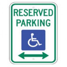 Disabled Accessible Entrance Left Sign
